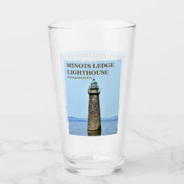 Pint Minots Ledge Lighthouse, Massachusetts Copo de Pin