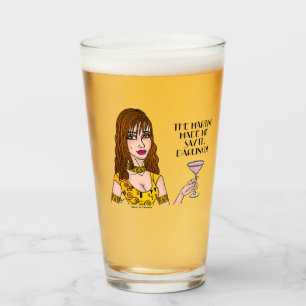 Pint O Martini Fez-Me Dizer Que Era Querido! Copo de vi