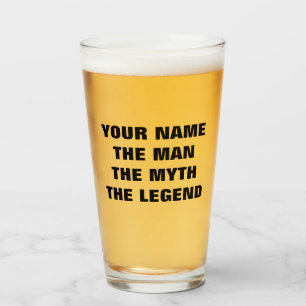 Pint O presente de copo de cerveja personalizado homem