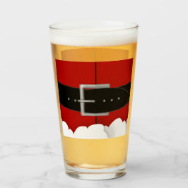 Pint Papai noel Copo de Vidro