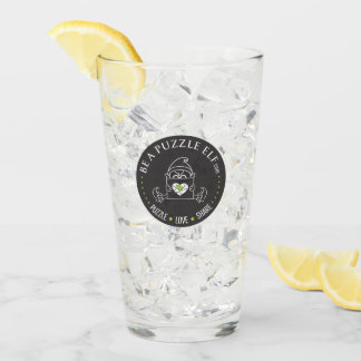 Pint Seja um Elfo Enigma — Garrafa de Água / Copo