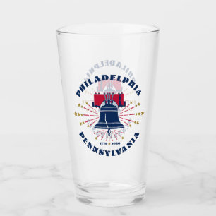 Pint Sino da Liberdade Vermelho Branco Azul Copo de Vid