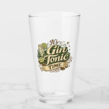 tempo de gin tônica copo de bebida