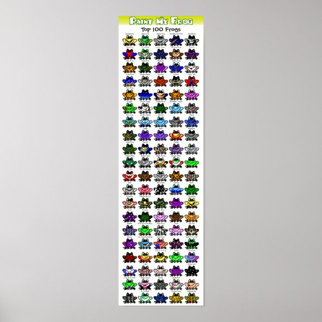 Pinta meu Poster Sapo (Frente)