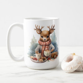 Pintagem aquosa caneca de café