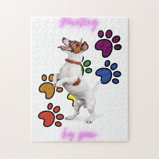 "PINTANDO POR QUEBRA-CABEÇA DE PAW". (Vertical)