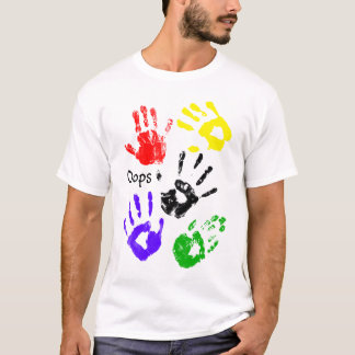 Pintar Mãos Camisa Artesanato Bonita