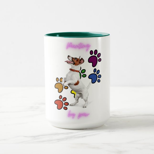 "PINTAR POR PAW' COMBINOU DOIS MUG TONED. CANECA (Centro)