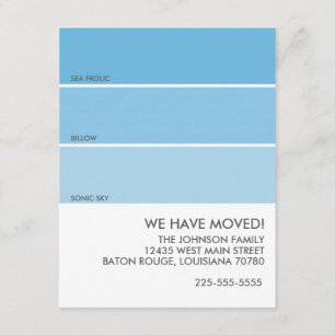 Pinte anúncio movente da amostra de folha