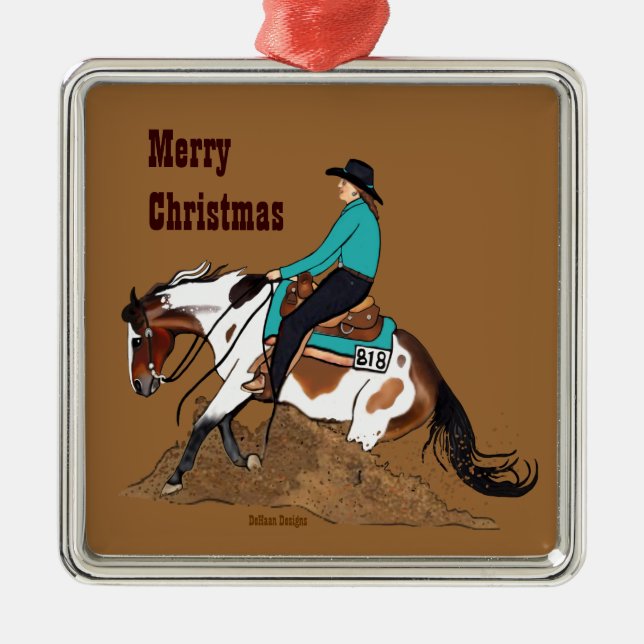 Pinte enfeites de natal controlando do cavalo (Frente)