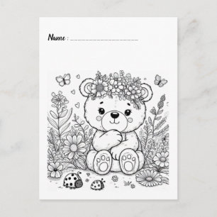 Pinte-me Panda Cartões de Atividades para Crianç