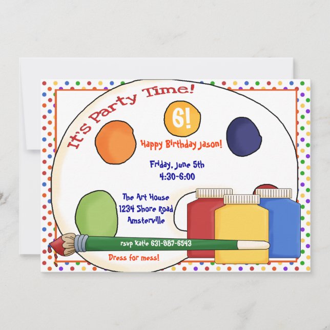 Pinte o convite das fontes (Frente)