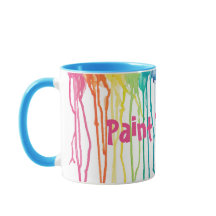 Pintei a Água? Caneca de Gotejamento de Arco-Íris