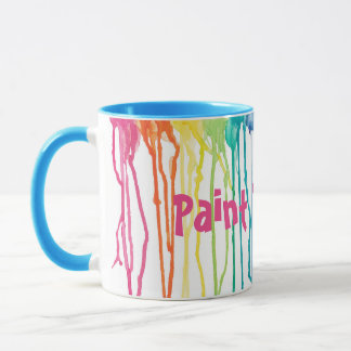 Pintei a Água? Caneca de Gotejamento de Arco-Íris