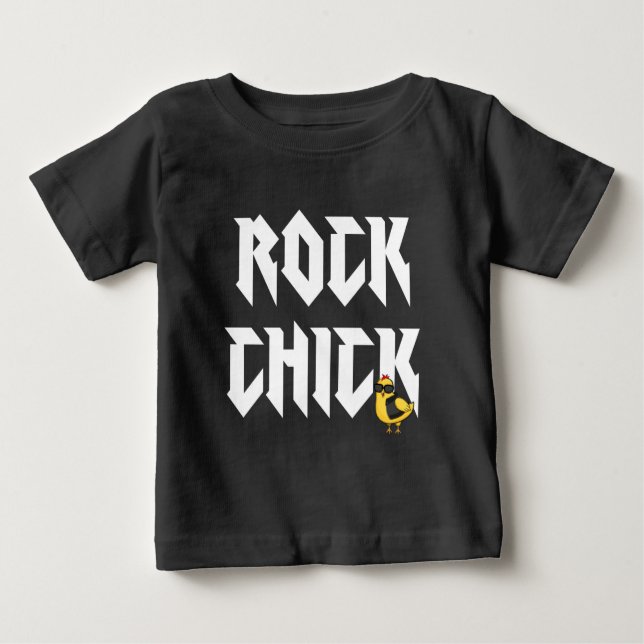 Pintinho de rock T-shirt (Frente)