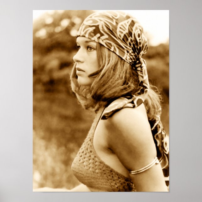 pintinho Hippie 1971 - Art Impressão (Frente)