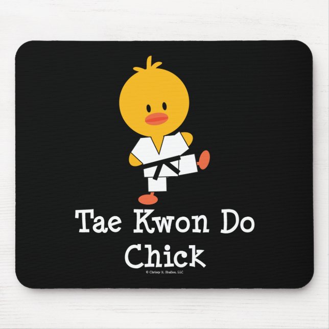 Pintinho Mousepad de Taekwondo (Frente)