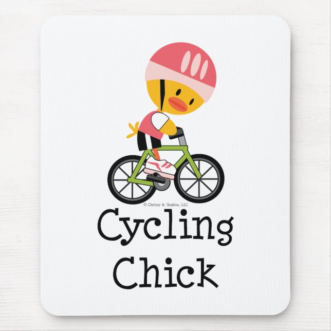 Pintinho Mousepad do ciclismo (Frente)