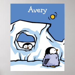 Pintinho pinguim-a-boo Poster