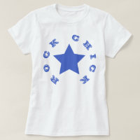 PINTINHO ROCK | Marinho Blue Star Camisa básica pa
