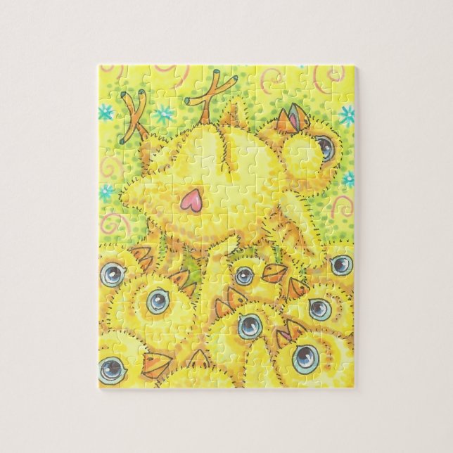 PINTINHO ROCKER BABY, QUEBRA-CABEÇA PRIMAVERA MOSH (Vertical)