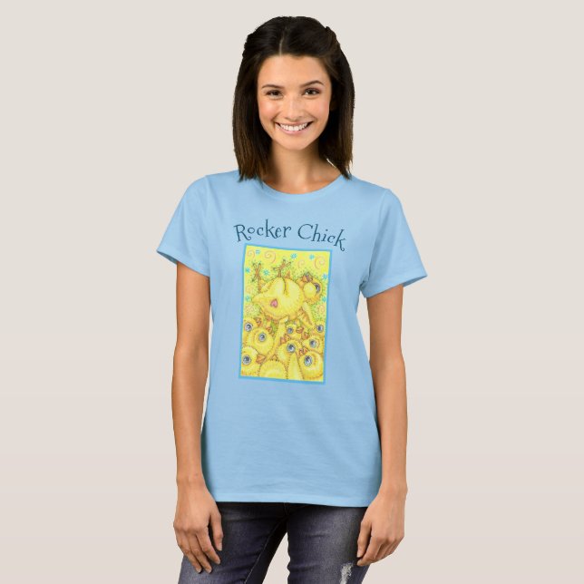 PINTINHO ROCKER, CAMISA PRIMAVERA PÁSCOA PIT MOSH (Frente Completa)