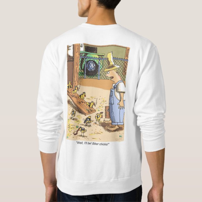 Pintinhos Biker camisa branca (Verso)