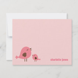 Pintinhos Doces - Cartões - Rosa