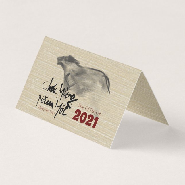 Pintor original - pacote Vietnamita OX Ano Novo 20 (Frente)