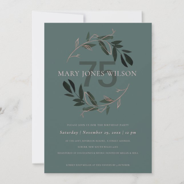 PINTOS VERDES FIXARAM QUALQUER CARTÃO DE ANIVERSÁR (Frente)