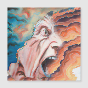 Pintura a óleo de ondas de pânico