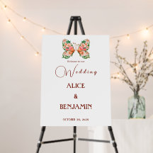 Pintura a óleo romântica Floral Borboleta