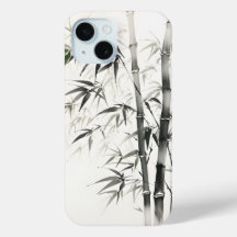 Pintura a tinta bambu