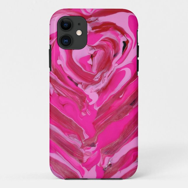 Pintura abstrata do original em capas de iphone (Verso)