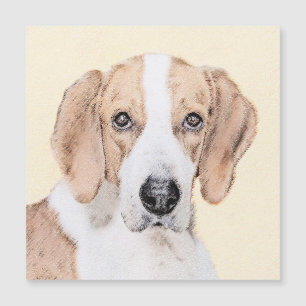Pintura Americana de Foxhound - Arte Cachorra Orig