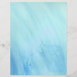 Pintura azul da aguarela da água da chuva da chuv