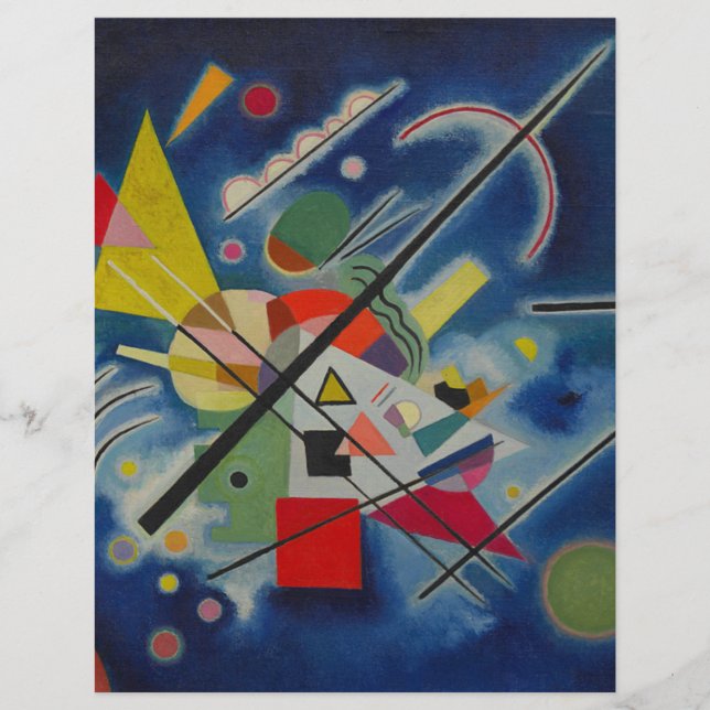 Pintura azul de Kandinsky (Frente)