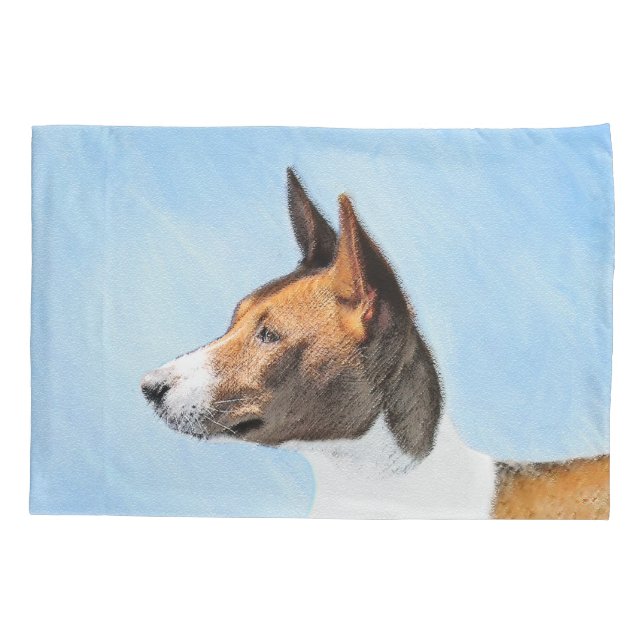 Pintura Basenji - Arte Original Custa (Verso)