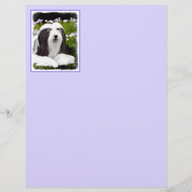 Pintura Collie com Manteiga - Arte Cachorra Origin (Frente)