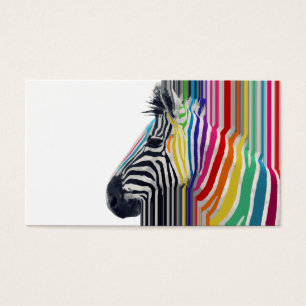 Pintura Colorida de Stripes Zebra Vibrantes