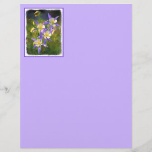 Pintura Columbina Azul do Colorado - Arte Original