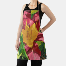 Pintura com o Red Tiger Lily
