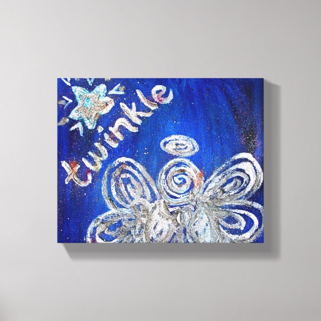 Pintura da Canvas de Arte do Anjo Twinkle Guardian (Frente)