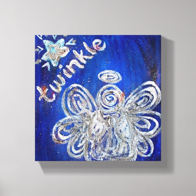 Pintura da Canvas de Arte do Anjo Twinkle Guardian (Frente)