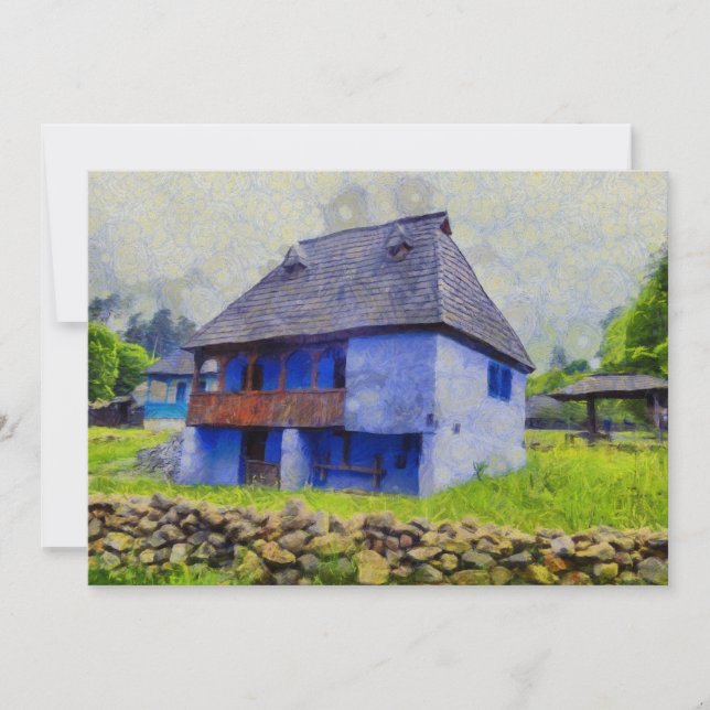 Pintura da casa azul (Frente)