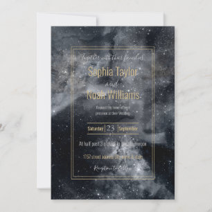 Pintura da Nebulosa da Galáxia Branca Negra