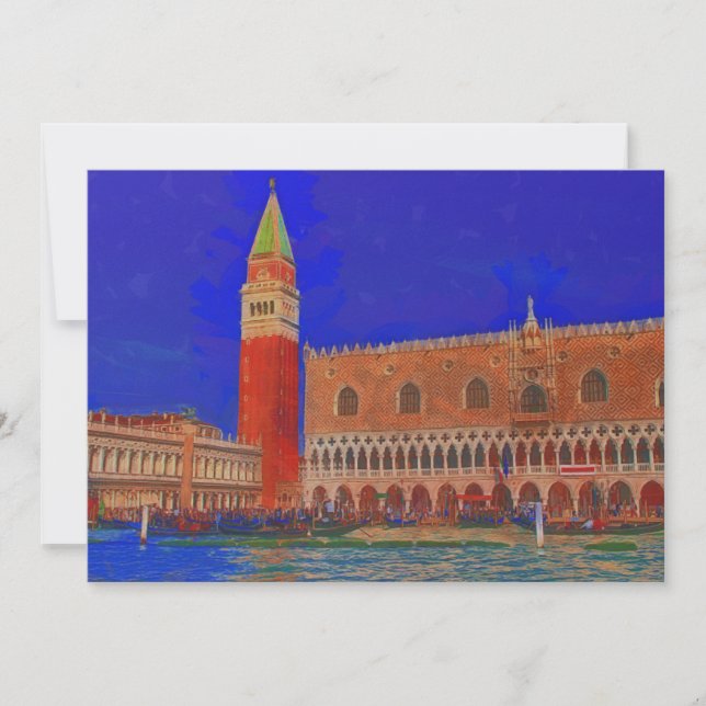 Pintura da Piazzetta na Praça da rua (Frente)