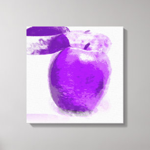 Pintura de Apple Roxa nº 2 - Canvas
