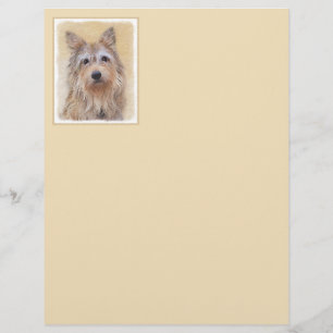 Pintura de Berger Picard - Arte de Cão Original B