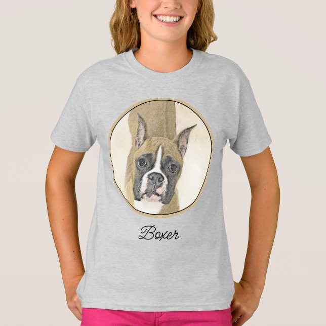 Pintura de Boxer - T-Shirt Original Cute (Frente)